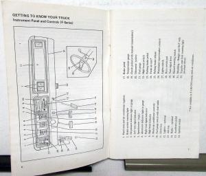 1974 Ford Truck F-100 thru F-350 P & M Series Owners Manual F 150 250 Parcel Van