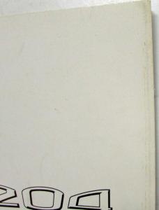 1967 Peugeot 204 Spiral Bound Sales Booklet with Acetate Overlays - French Text