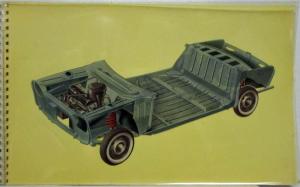 1967 Peugeot 204 Spiral Bound Sales Booklet with Acetate Overlays - French Text