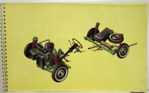 1967 Peugeot 204 Spiral Bound Sales Booklet with Acetate Overlays - French Text