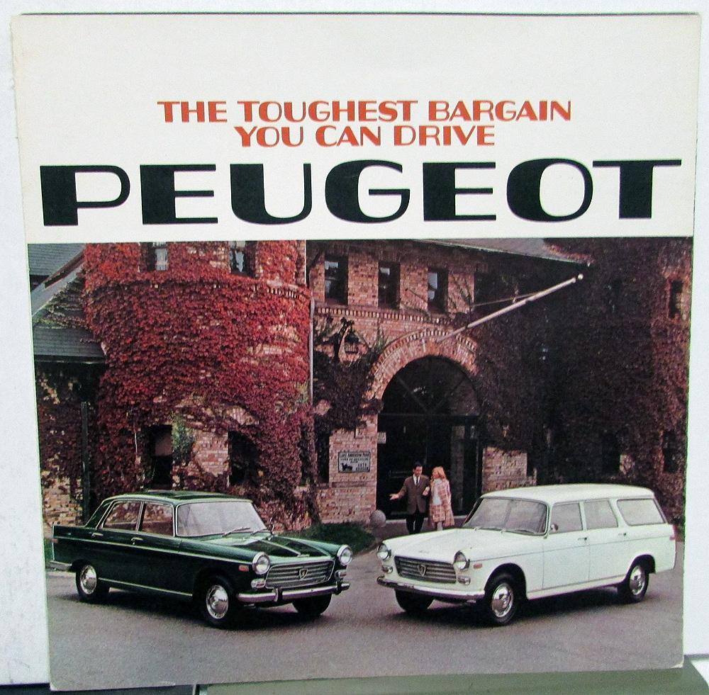1968 Peugeot 404 Toughest Bargain You Can Drive Sales Brochure