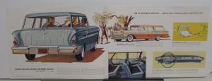 1958 Chevrolet Nomad Yeoman Brookwood Station Wagon Sales Brochure Original