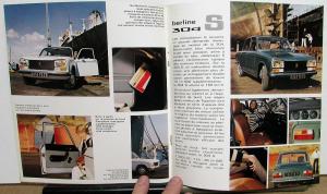 1974 Peugeot 304 Sales Brochure - French Text