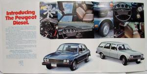 1974 Peugeot 504 Diesel Introduced to America Sales Folder