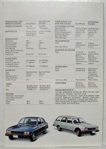 1974 Peugeot 504 Diesel Introduced to America Sales Folder