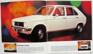 1975 Peugeot 104 Sedan Sales Brochure - French Text