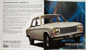 1975 Peugeot 304 Sedan and Station Wagon Sales Brochure - French Text