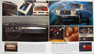 1975 Peugeot 304 Sedan and Station Wagon Sales Brochure - French Text