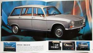 1975 Peugeot 304 Sedan and Station Wagon Sales Brochure - French Text