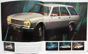 1975 Peugeot 504 Station Wagon Sales Brochure - French Text
