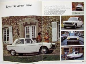 1976 Peugeot 204 Sales Brochure - French Text