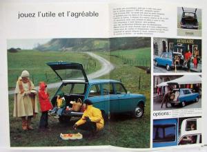 1976 Peugeot 204 Sales Brochure - French Text