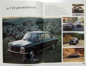 1976 Peugeot 304 Sedan and Station Wagon Sales Brochure - French Text