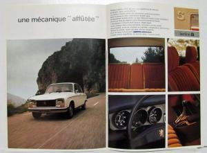 1976 Peugeot 304 Sedan and Station Wagon Sales Brochure - French Text