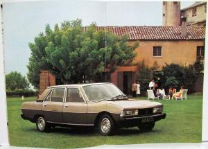 1976 Peugeot 604 SL Sales Brochure