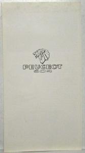 1976 Peugeot 504 Sales Folder