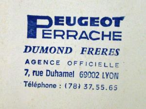 1977 Peugeot Full Line 104 304 504 604 Sales Brochure - French Text