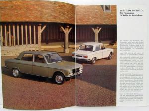 1977 Peugeot 304 Sales Brochure - French Text