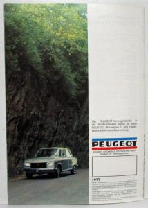 1977 Peugeot 304 Sales Brochure - French Text