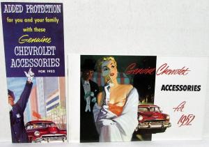 1952 Chevrolet Accessories Dealer Sales Brochure Catalog Set Reproduction