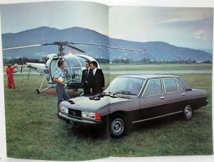 1977 Peugeot 604 Sales Brochure - Right Hand Drive