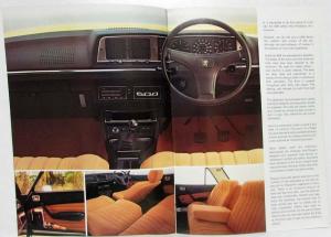 1977 Peugeot 604 Sales Brochure - Right Hand Drive