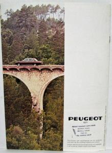 1977 Peugeot 604 Sales Brochure - Right Hand Drive