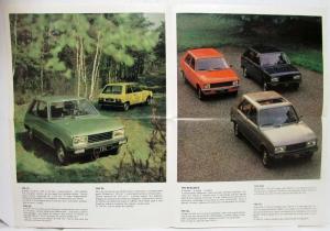 1978 Peugeot 104 3 and 5 Doors Sales Folder - French Text