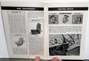 1962 Ford Truck 100 Thru 800 Series Owners Manual ORIGINAL F250 F350 4x2
