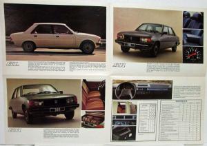 1979 Peugeot 305 Sales Folder - French Text