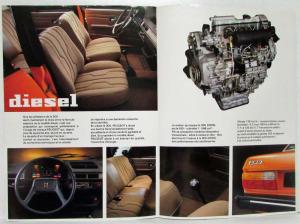1979 Peugeot 305 Diesel Sales Brochure - French Text