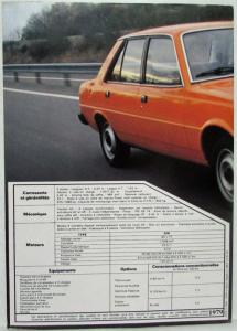 1979 Peugeot 305 Diesel Sales Brochure - French Text