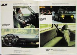 1979 Peugeot 104 ZS Sales Brochure