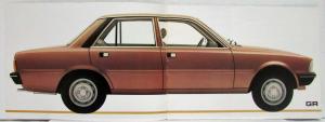 1979 Peugeot 505 GR SR TI STI GRD SRD Sedans Sales Brochure - French Text