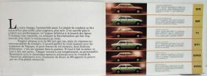 1979 Peugeot 505 GR SR TI STI GRD SRD Sedans Sales Brochure - French Text