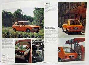 1979 Peugeot 104 GL & SL Sales Brochure - Right-Hand Drive