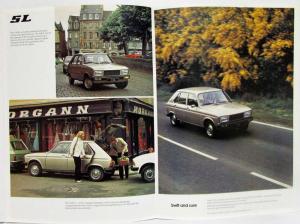 1979 Peugeot 104 GL & SL Sales Brochure - Right-Hand Drive