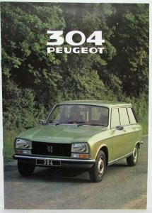 1979 Peugeot 304 GL & SL Station Wagons Sales Brochure - Right-Hand Drive