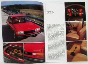 1979 Peugeot 305 Range GL GR & SR Sales Brochure - Right-Hand Drive