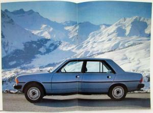 1979 Peugeot 305 Range GL GR & SR Sales Brochure - Right-Hand Drive