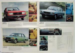 1979 Peugeot 305 Three Models Flip Up Sales Folder - Right-Hand Drive