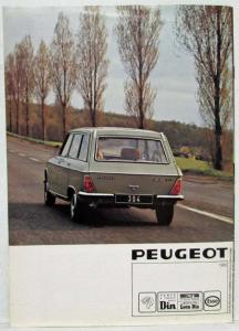 1980 Peugeot 304 Station Wagon GL GLD & SL Sales Brochure - French Text