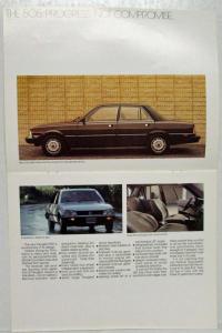 1980 Peugeot 505 and Diesel Wagon Flip Up Sales Brochure