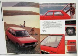 1980 Peugeot 104 Sales Brochure - French Text