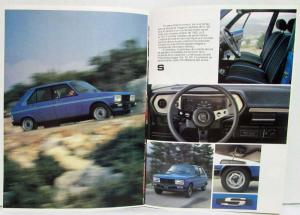 1980 Peugeot 104 Sales Brochure - French Text