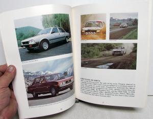 1981 Peugeot Embossed Cover Sales Brochure