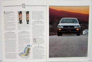 1981 Peugeot 505 Sales Folder