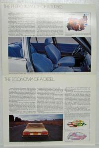 1981 Peugeot 505 TurboDiesel Flip Up Sales Brochure