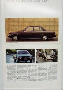 1981 Peugeot 505 and Diesel Wagon Flip Up Sales Brochure