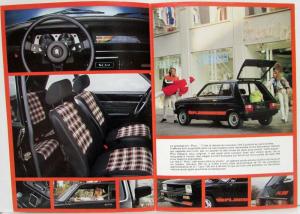 1981 Peugeot 104 Z Plus and 104 Set of 2 Sales Brochures - French Text